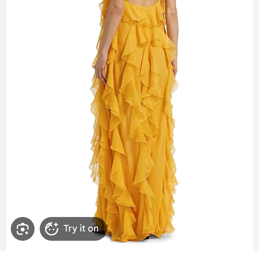 Yellow Ruffled Dress - Picture 2 of 3